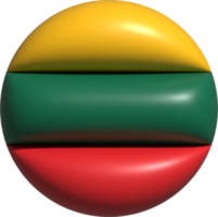 Lituanie drapeau cercle 3d. png