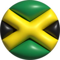 Jamaïque drapeau cercle 3d. png