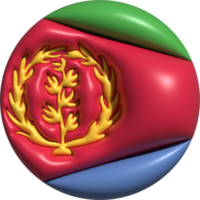 eritrea Flagge Kreis 3d. png