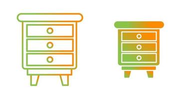 Chest Of Drawers Vector Icon