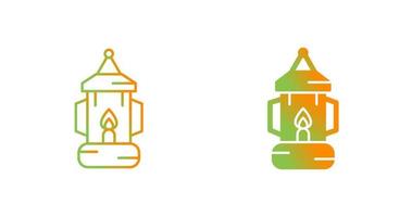 Oil Lamp Vector Icon