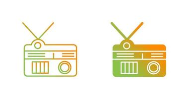 icono de vector de radio