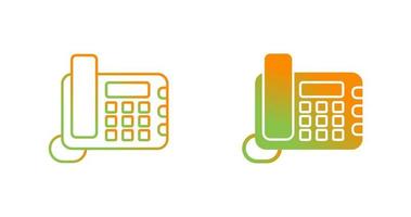 Land Line Phone Vector Icon