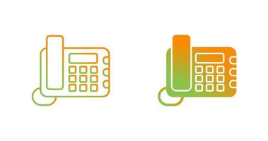 Land Line Phone Vector Icon