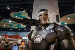 Prototype for the War Machine at the Tony Stark base at the Avengers experience photo