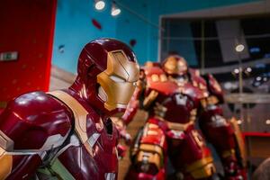 Iron Man costume at the Tony Stark base at the Avengers photo