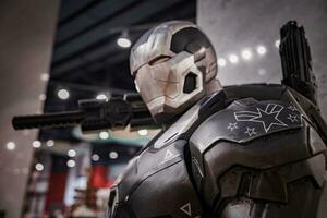 Prototype for the War Machine at the Tony Stark base at the Avengers experience photo