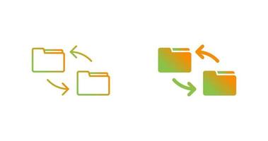 File Transfer Vector Icon