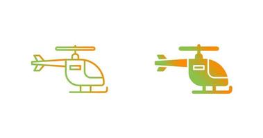 icono de vector de helicóptero