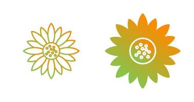 icono de vector de girasol