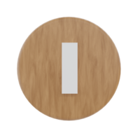 Letter L on shape round png