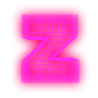 Brief z Gitter Neon- png