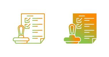 Stamp Vector Icon