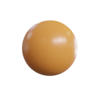 ping pong balle. 3d rendre png