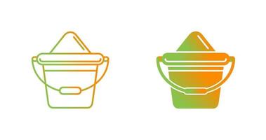 Sand Bucket Vector Icon