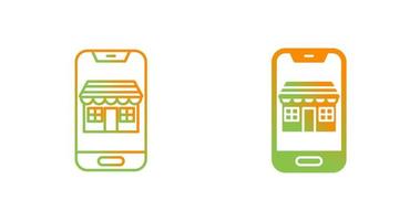 Mobile Store Vector Icon