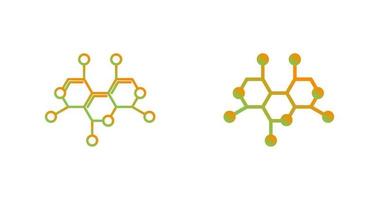 Molecule Structure Vector Icon