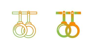 Gym Rings Vector Icon