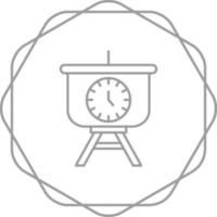 Time Manage Presentation Vector Icon