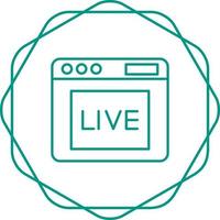 Live Vector Icon