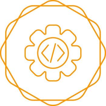 icono de vector de codificación