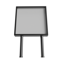 blank billboard. 3d render png