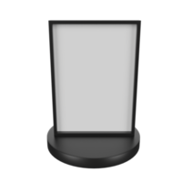 blanco aanplakbord. 3d geven png