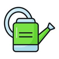 An amazing icon of watering can in trendy style, easy to use icon vector