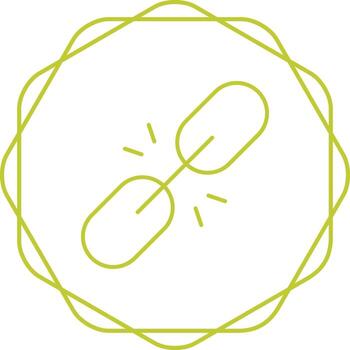 icono de vector de enlace