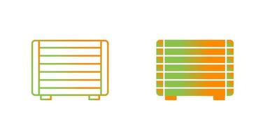 Gas Heater Vector Icon