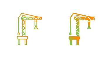 Harbor Crane Vector Icon