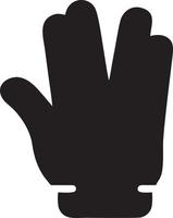 Hand icon symbol vector image. Illustration of the isolated finger hand touch human design. EPS 10