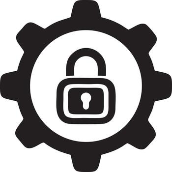 Lock security icon symbol vector image. Illustration of the key secure access system vector design. EPS 10