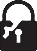 Lock security icon symbol vector image. Illustration of the key secure access system vector design. EPS 10