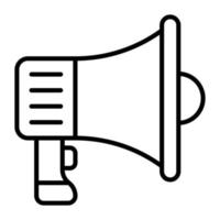 A beautiful design vector of megaphone in modern style, easy to use in web, mobile apps and presentation projects, bullhorn