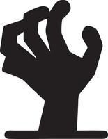 Hand icon symbol vector image. Illustration of the isolated finger hand touch human design. EPS 10