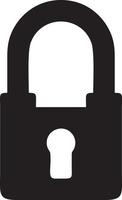 Lock security icon symbol vector image. Illustration of the key secure access system vector design. EPS 10