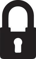 Lock security icon symbol vector image. Illustration of the key secure access system vector design. EPS 10