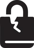 Lock security icon symbol vector image. Illustration of the key secure access system vector design. EPS 10