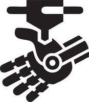 Hand icon symbol vector image. Illustration of the isolated finger hand touch human design. EPS 10