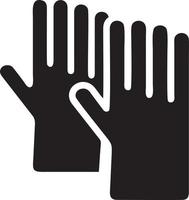 Hand icon symbol vector image. Illustration of the isolated finger hand touch human design. EPS 10