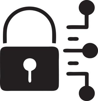 bloquear seguridad icono símbolo vector imagen. ilustración de el llave seguro acceso sistema vector diseño. eps 10