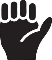 Hand icon symbol vector image. Illustration of the isolated finger hand touch human design. EPS 10