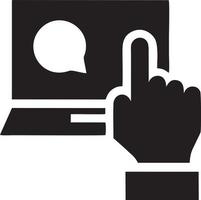 Hand icon symbol vector image. Illustration of the isolated finger hand touch human design. EPS 10