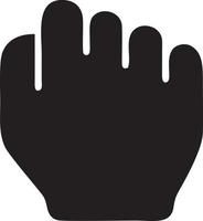 Hand icon symbol vector image. Illustration of the isolated finger hand touch human design. EPS 10