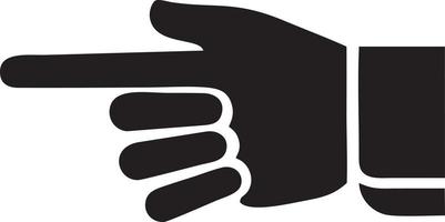 Hand icon symbol vector image. Illustration of the isolated finger hand touch human design. EPS 10