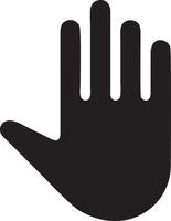 Hand icon symbol vector image. Illustration of the isolated finger hand touch human design. EPS 10