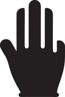 Hand icon symbol vector image. Illustration of the isolated finger hand touch human design. EPS 10