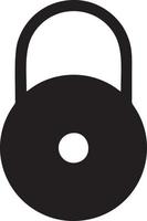 Lock security icon symbol vector image. Illustration of the key secure access system vector design. EPS 10