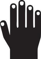 Hand icon symbol vector image. Illustration of the isolated finger hand touch human design. EPS 10